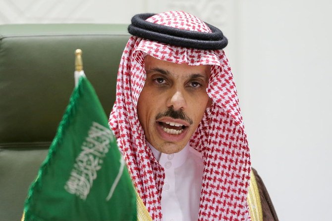 Saudi Arabia's Foreign Minister Prince Faisal bin Farhan. (File/Reuters)