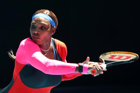 Serena Williams of the US in action during her semi final match against Japan's Naomi Osaka. (Reuters/file)