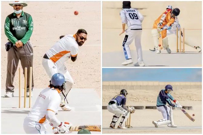 India legend Mohammed Azharuddin has praised the chairman of the sport’s Saudi governing body, Prince Saud bin Mishal Al-Saud, for his wide-ranging plans to promote the game in the Kingdom. (Twitter/@cricketsaudi)