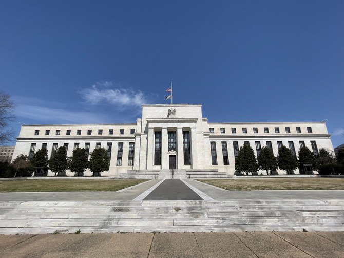 The US Federal Reserve building is seen on March 19, 2021 in Washington, DC. Bringing the US economy back from the brutal downturn caused by Covid-19 will take time, a top Federal Reserve official says. (AFP / Olivier Douliery)