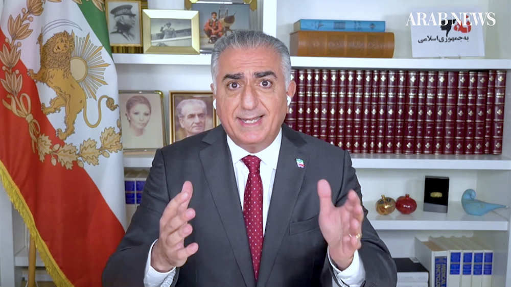 Reza Pahlavi, the eldest son of the late shah, sees the outcome of the talks on a new nuclear deal as “futile”. (Screengrab) 