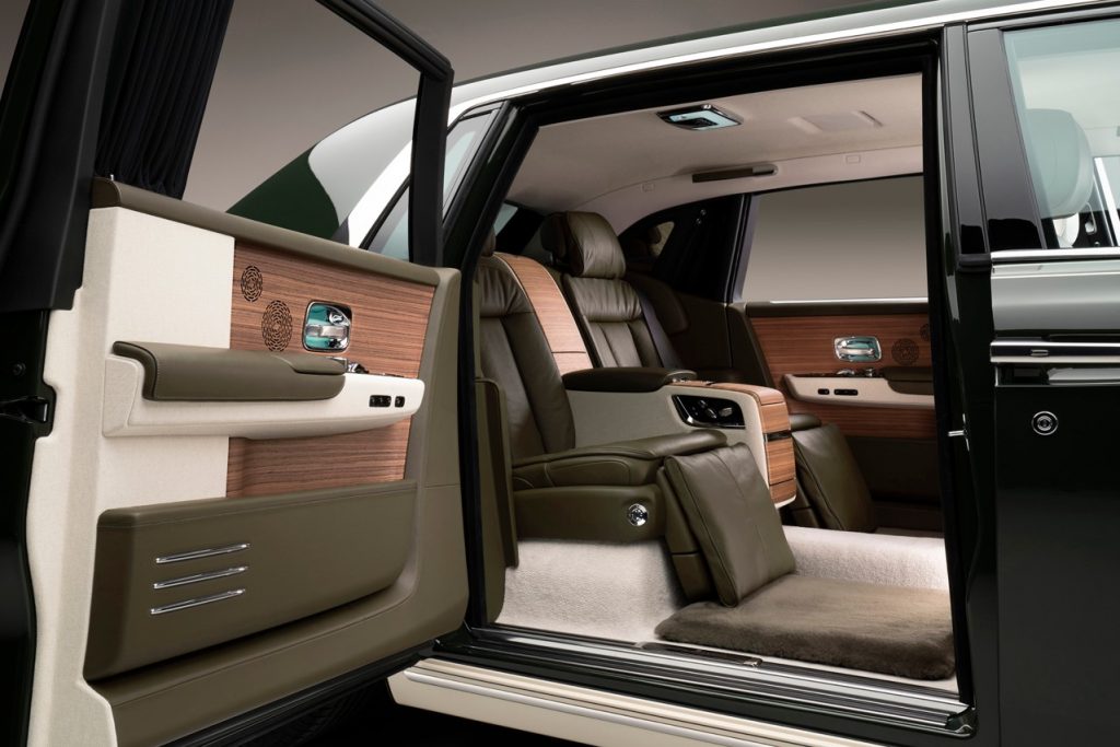 The Rolls-Royce Bespoke Phantom Oribe has been meticulously hand-crafted by both Rolls-Royce and Hermès inside-and-out. (via Rolls Royce)