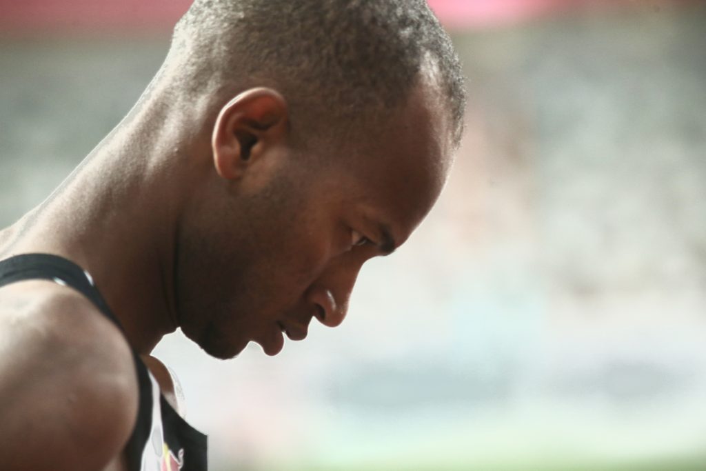 World champion Mutaz Essa failed to beat his personal best high jump of 2 meters and 33 centimeter. (ANJ Photo by Pierre Boutier)