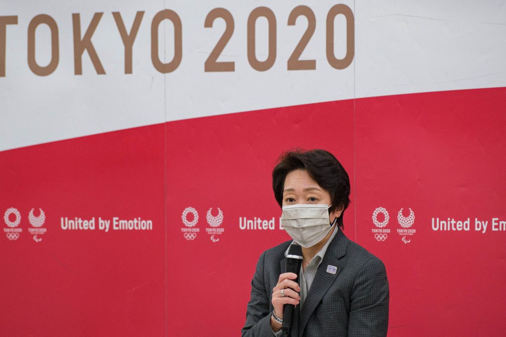 President of the Tokyo 2020 Organizing Committee of the Olympic and Paralympic games Seiko Hashimoto. (AFP)