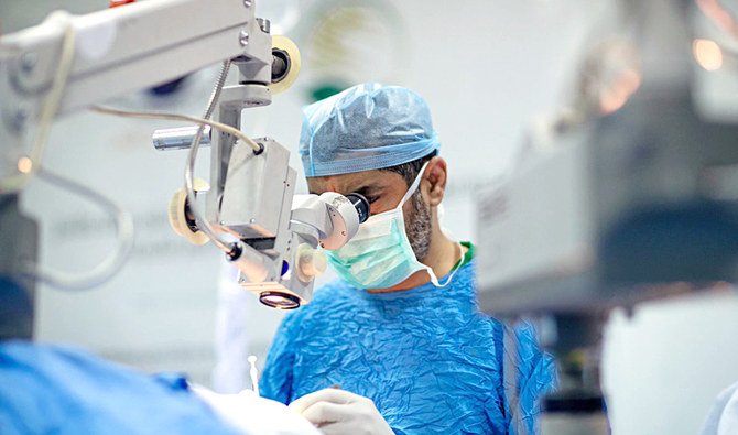 Saudi Arabia, through the King Salman Humanitarian Aid and Relief Center, regularly organizes campaigns around the world to help fight blindness and other eye diseases. (SPA/File)