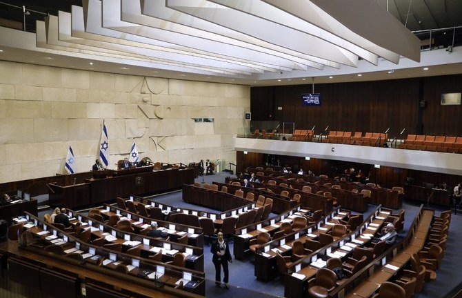 A general view of the Knesset in Jerusalem on December 11, 2019. (AFP)