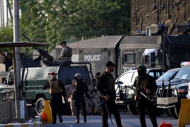 Unidentified gunmen drove vehicles around the fortified Green Zone, which hosts foreign embassies and government buildings, as a show of force. (Reuters)