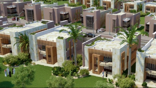 A closer view of King Salman Energy Park residential homes. (SPARK photo)