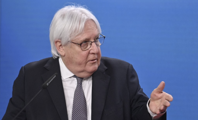 Martin Griffiths is set to become the UN aid chief next month. (File/AFP)