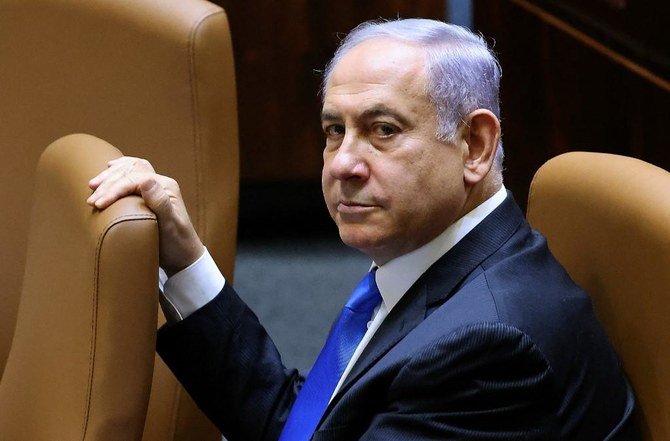 Benjamin Netanyahu has repeatedly vowed to topple the newly formed government, which he has called a ‘dangerous leftist government.’ (AFP)