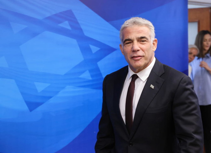 The Israeli Foreign Ministry said Monday that Lapid will visit the UAE June 29-30. (Reuters)