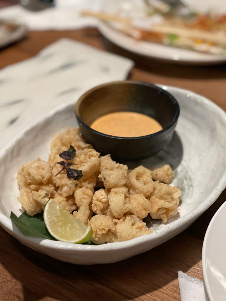 Calamari with kimchi Mayo is one of the newest items added to the menu.