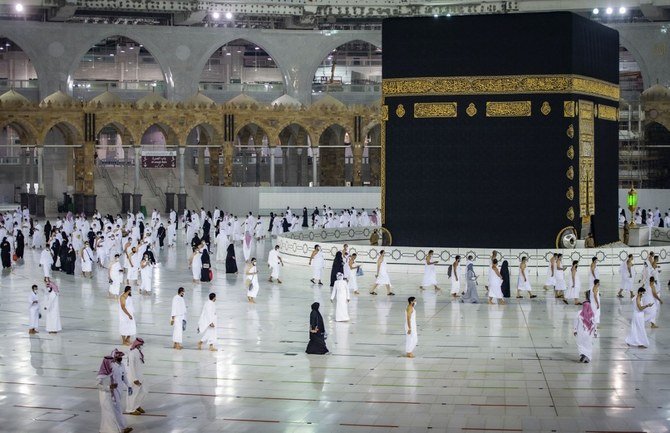 This year’s Hajj pilgrimage would be to be restricted to citizens and residents inside the Kingdom. (AFP)