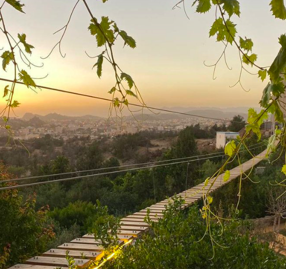 A company specialized in tourism projects built the park in Al-Qura village in Baljurashi governorate. (Supplied)