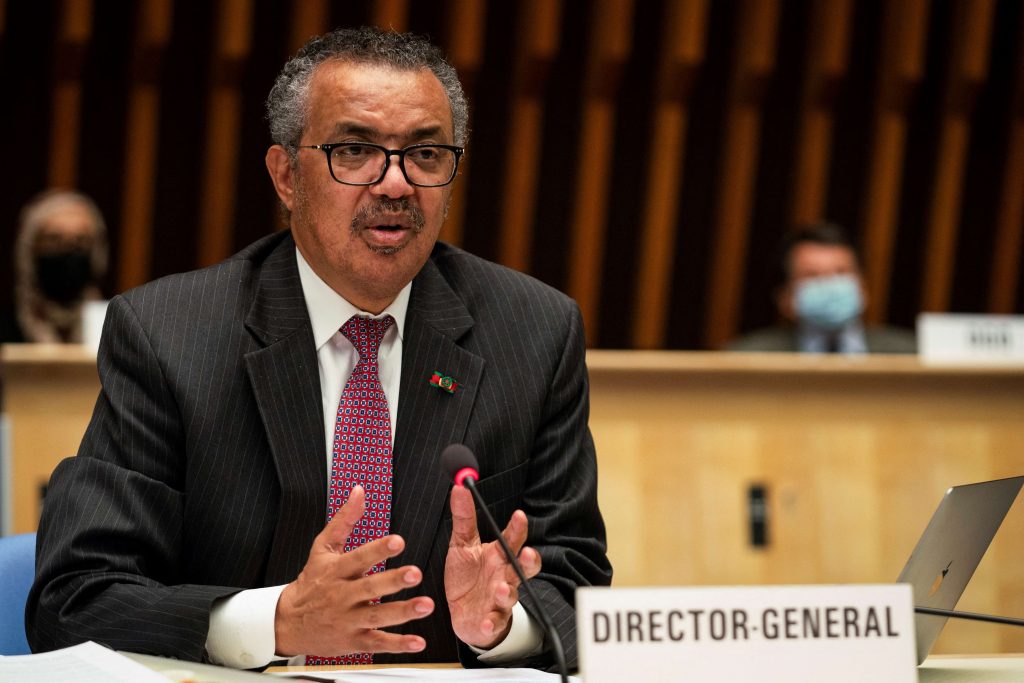 IOC President Thomas Bach had said earlier that Tedros would be in Tokyo on Wednesday and deliver a speech to IOC members. (AFP)