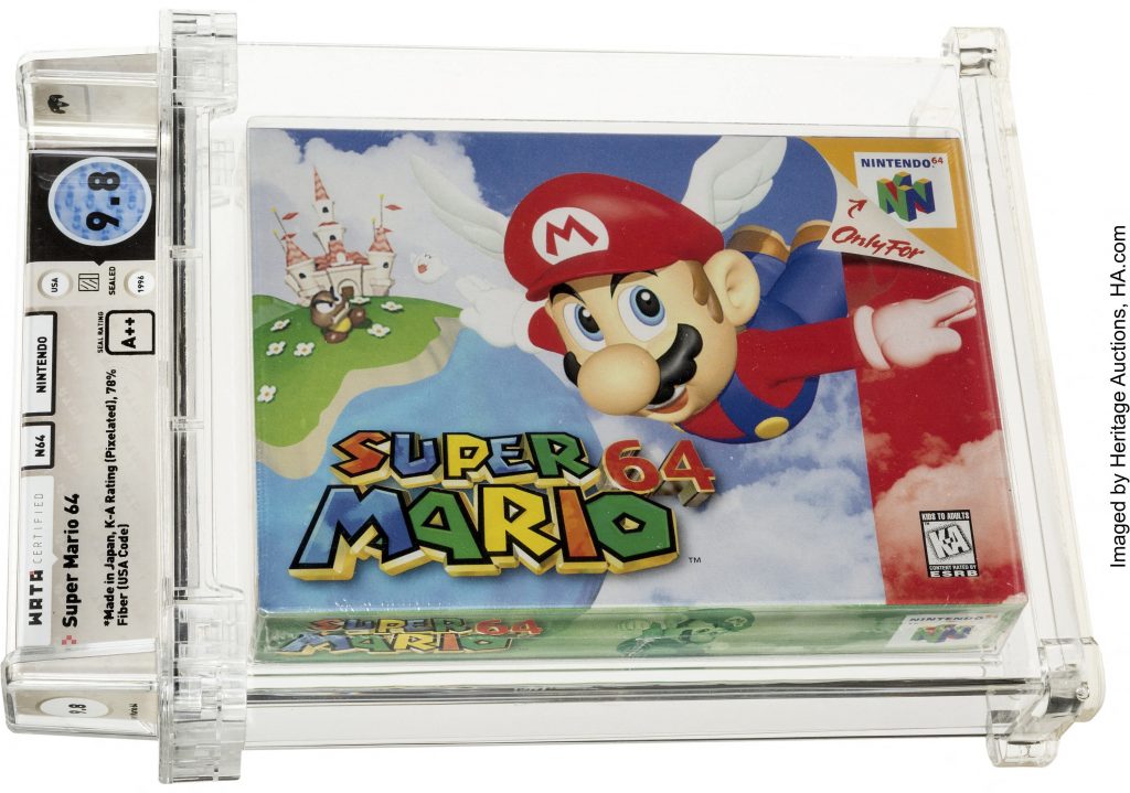 Super Mario 64, released in 1996 for the Nintendo 64 console, drew attention as the first 3D action game in the Super Mario series. (AFP)