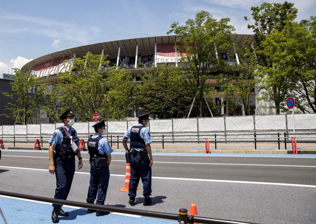 The Tokyo Games are unlikely to be attacked by foreign terrorists as chances are low for them to succeed in sneaking into Japan given the absence of spectators from abroad. (AFP)