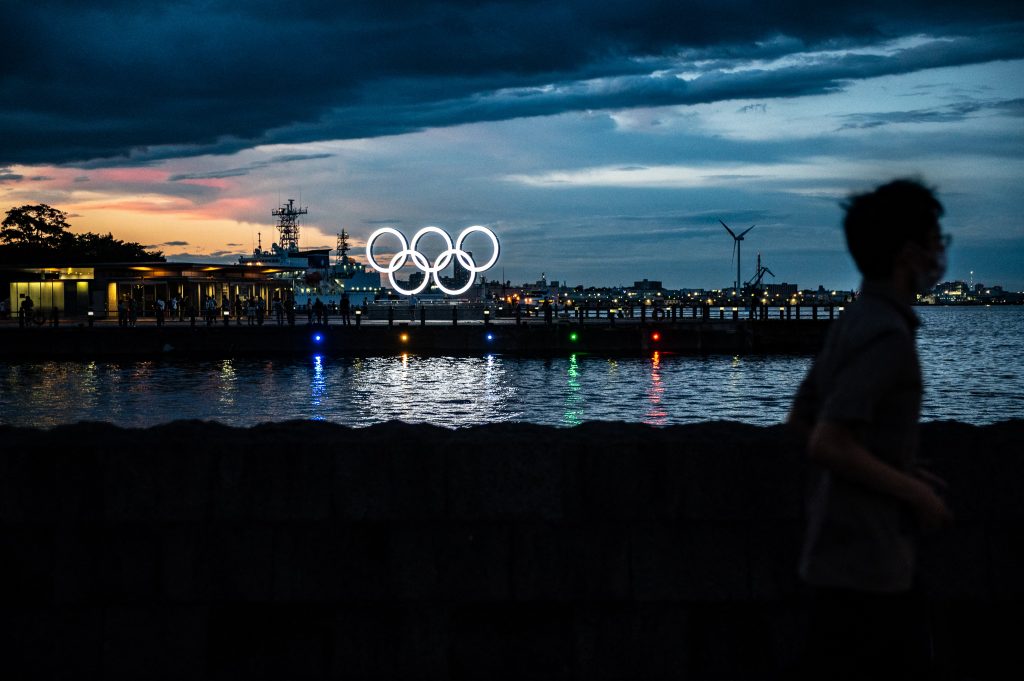 Some hospitals are dispatching personnel to the Olympic medical team while treating COVID-19 patients and administering vaccines. (AFP)