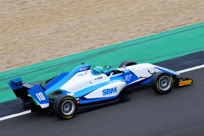 Reema Juffali in action during the 2021 BDRC British F3 Championship. (Douglas Motorsport)