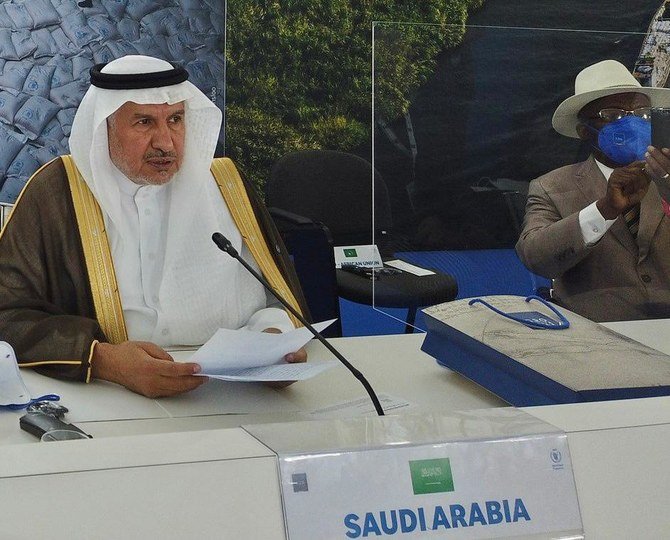Dr. Abdullah Al-Rabeeah was speaking at a G20 Ministerial Event on COVID-19 logistics and preparedness, co-hosted by the Italian Ministry of Foreign Affairs and the World Food Programme (WFP), at the UN Headquarters in Brindisi in Italy. (Supplied)