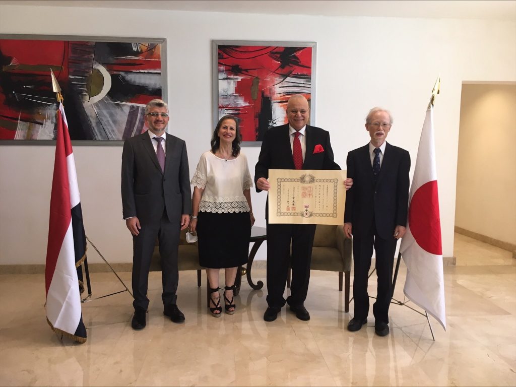 Ragab made great contributions in the areas of cooperation between Cairo and Tokyo, as he made worked on explaining the Egyptian economic situation and government laws and introducing them to the steps required to enter the Egyptian market, as well as overcoming investment obstacles they may face. (Embassy of Japan in Egypt/ Facebook)