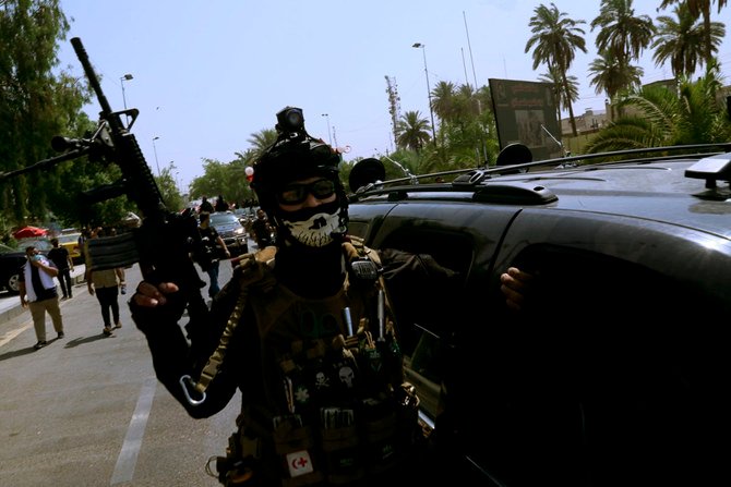 Shiite militias in Iraq are reportedly showing a degree of defiance of their patron Iran by escalating rocket and drone attacks on the US presence in the country. (AP Photo/Khalid Mohammed)