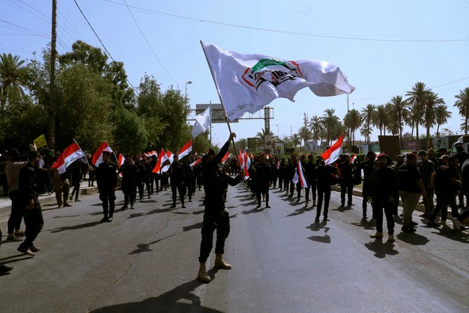 Shiite militias in Iraq are reportedly showing a degree of defiance of their patron Iran by escalating rocket and drone attacks on the US presence in the country. (AP Photo/Khalid Mohammed)