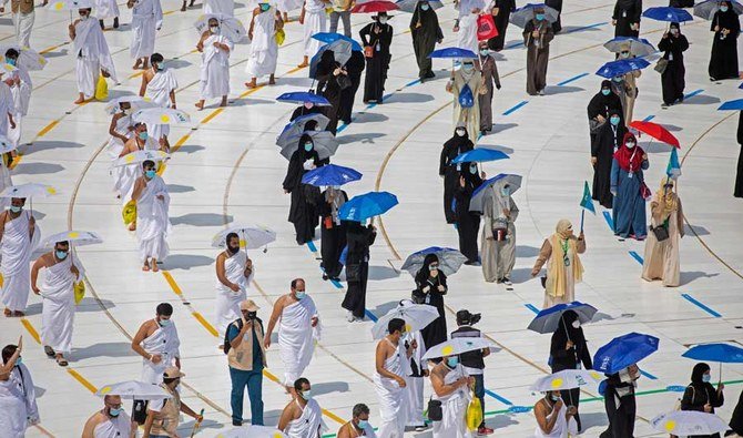 Saudi health chiefs urged Hajj pilgrims to ensure they had packed coronavirus safety items. (SPA)