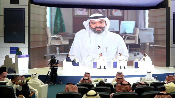 Saudi Minister of Communications and Information Technology Abdullah Alswaha takes part in the forum on Wednesday July 28, 2021. (SPA)