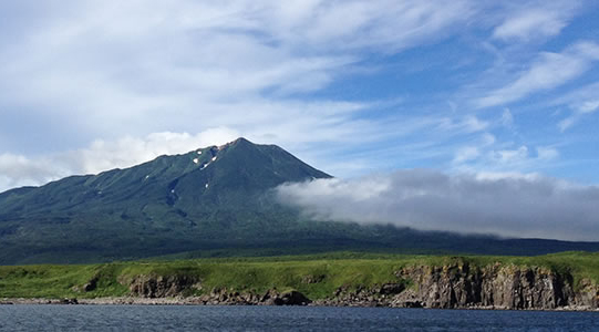 Mount Chirip in Etorofu Island (courtesy of Japan's MOFA)