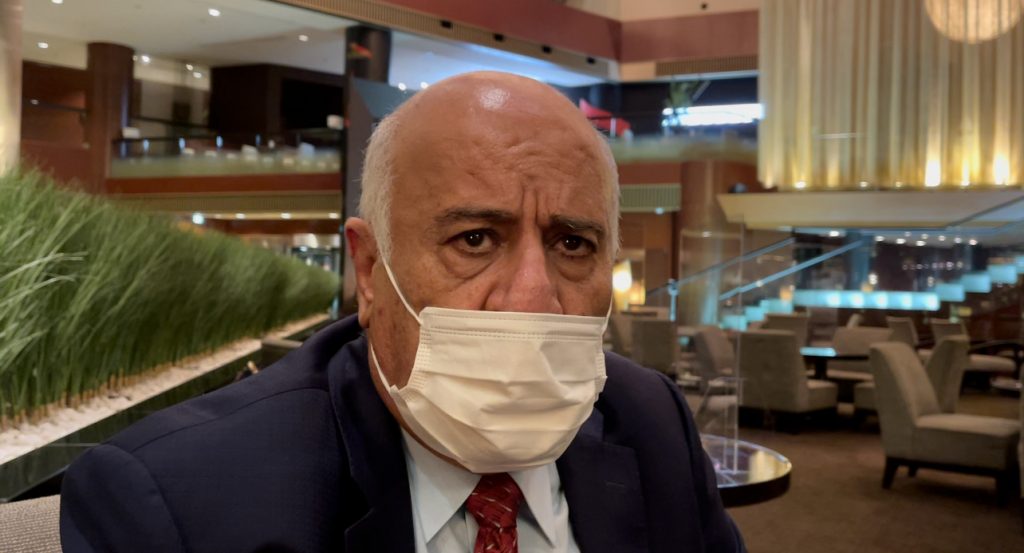Jobril Rajoub, President of Palestinian Olympic Committee (ANJP Photo)