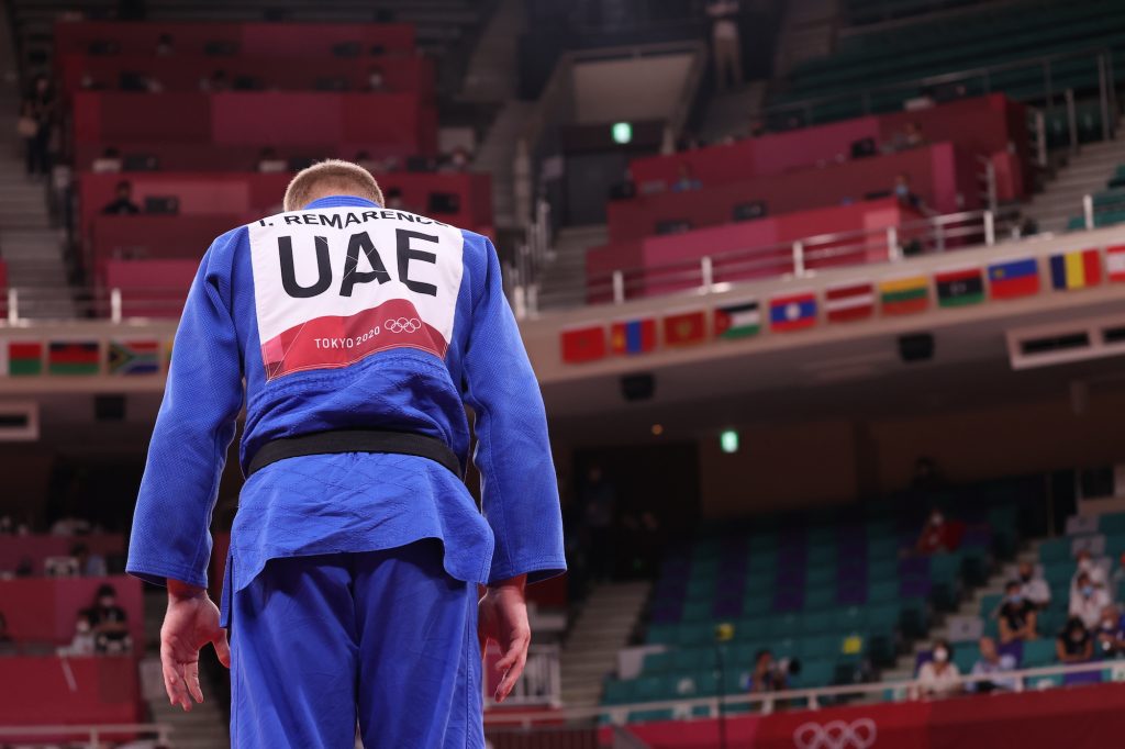 Ivan Romanko was eliminated from the round No. 32 in judo competitions. (Kamel Abdullah)