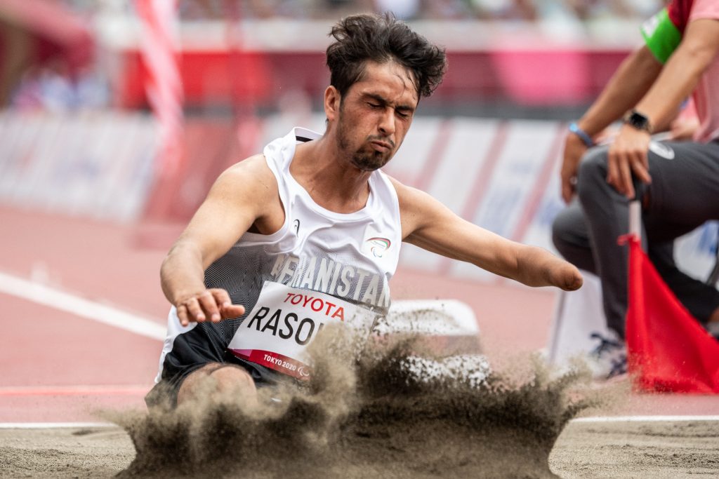 Rasouli and teammate Zakia Khudadadi got to Tokyo on Saturday after being evacuated from Kabul. They arrived a week late, and since then the two-person team have been sequestered in the Paralympic Village for privacy and safety reasons. (AFP)