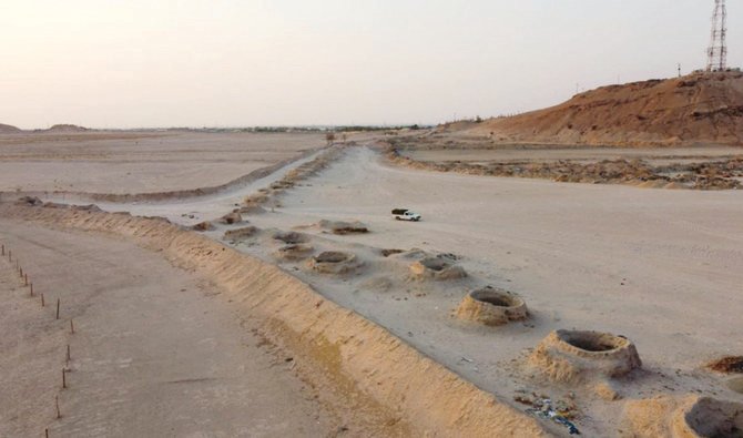 The irrigation system was made underground because those who used it were obviously aware that water would evaporate if it was transported at ground level, said Dr. Farhan Al-Juaidi, an expert. (Supplied)