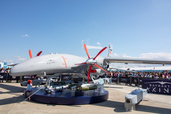 A drone of Turkish army is displayed during the Teknofest in Istanbul on Sept. 21, 2019. (Shutterstock photo)