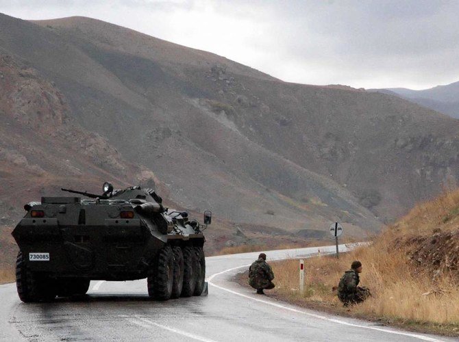The incident took place on Sunday in a region where Turkey was carrying out a cross border operation. (AFP)