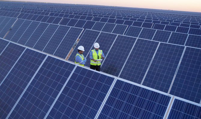 The King Abdullah Petroleum Studies and Research Center (KAPSARC) is working with the King Abdullah University of Science and Technology to explore opportunities for Saudi Arabia in clean hydrogen development. (SPA/Reuters)