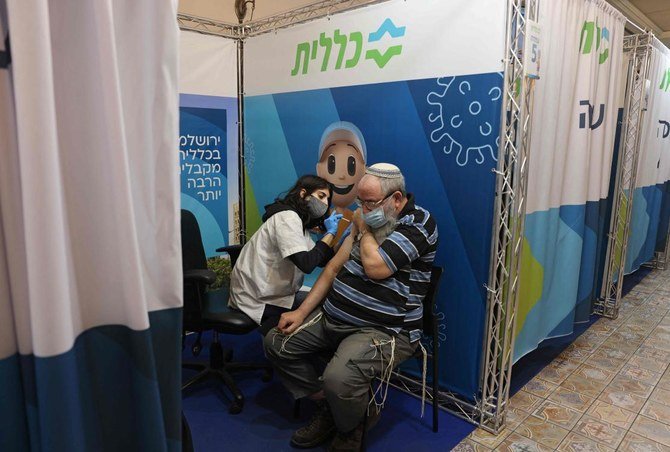 In recent weeks, Israel has begun administering booster shots to Israelis aged 50 and over, while urging the vaccination of children as young as 12. (AFP)
