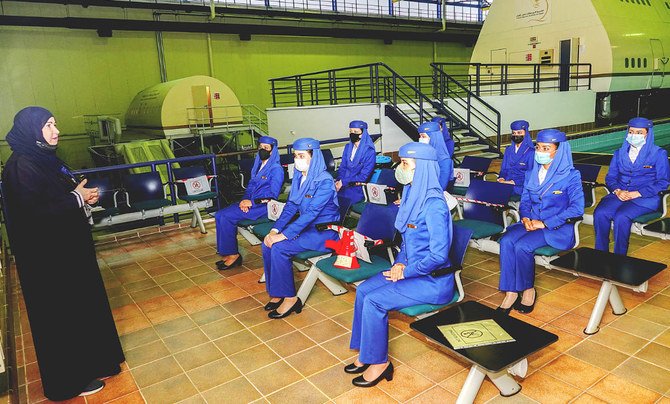 Saudi female trainees showed an exceptional performance during their professional training with a 100 percent success rate, an official at the academy said. (Photos/Huda Bashatah)