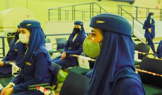 Saudi female trainees showed an exceptional performance during their professional training with a 100 percent success rate, an official at the academy said. (Photos/Huda Bashatah)