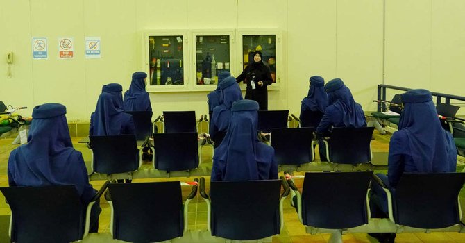 Saudi female trainees showed an exceptional performance during their professional training with a 100 percent success rate, an official at the academy said. (Photos/Huda Bashatah)