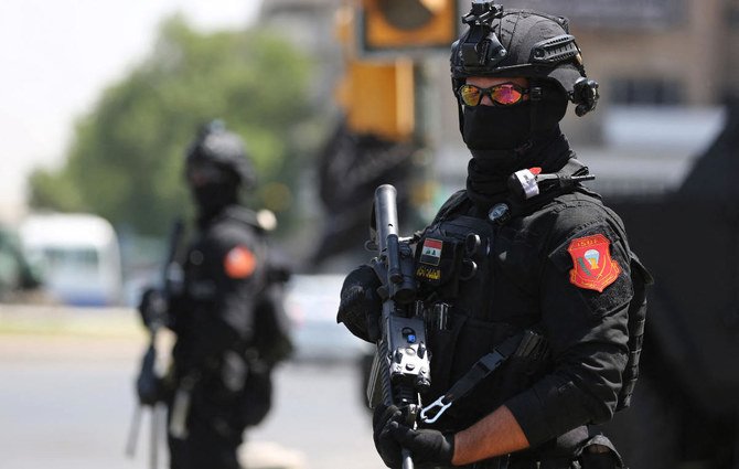 Members of the Iraqi special forces deploy on the streets of the capital Baghdad, on August 27, 2021, ahead of a regional summit. (AFP)
