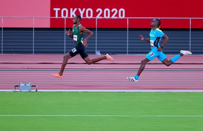 Mazen Al-Yassin’s performances in the Men’s 400m have been among the best from then Saudi delegation at Tokyo 2020. (Saudi Arabian Olympic Committee)