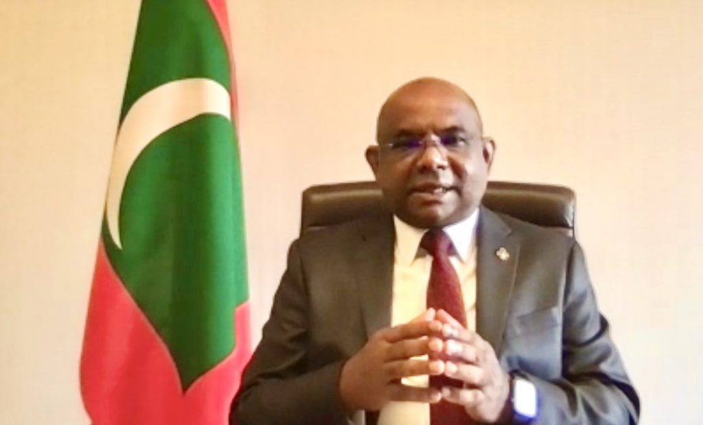 Maldives Foreign Minister Abdulla Shahid.