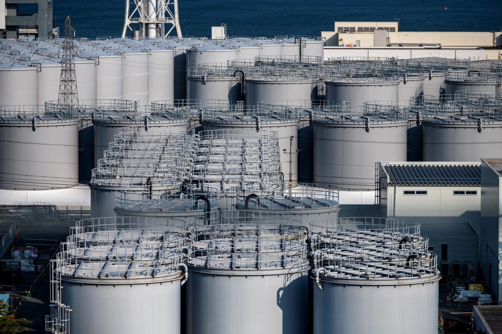 ALPS (Advanced Liquid Processing System) treats water so that the radioactive materials other than tritium meets the regulatory standards for safety. The Japanese government says it needs to deposit treated water in the Pacific Ocean as there is limited storage space at the Fukushima plant, which was largely destroyed by the tsunami that struck on March 11, 2011. (AFP)