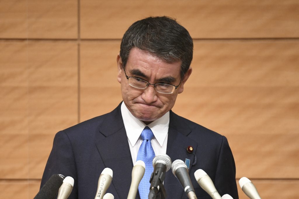 Despite being viewed as the people’s choice, Kono lost the runoff. (AFP)