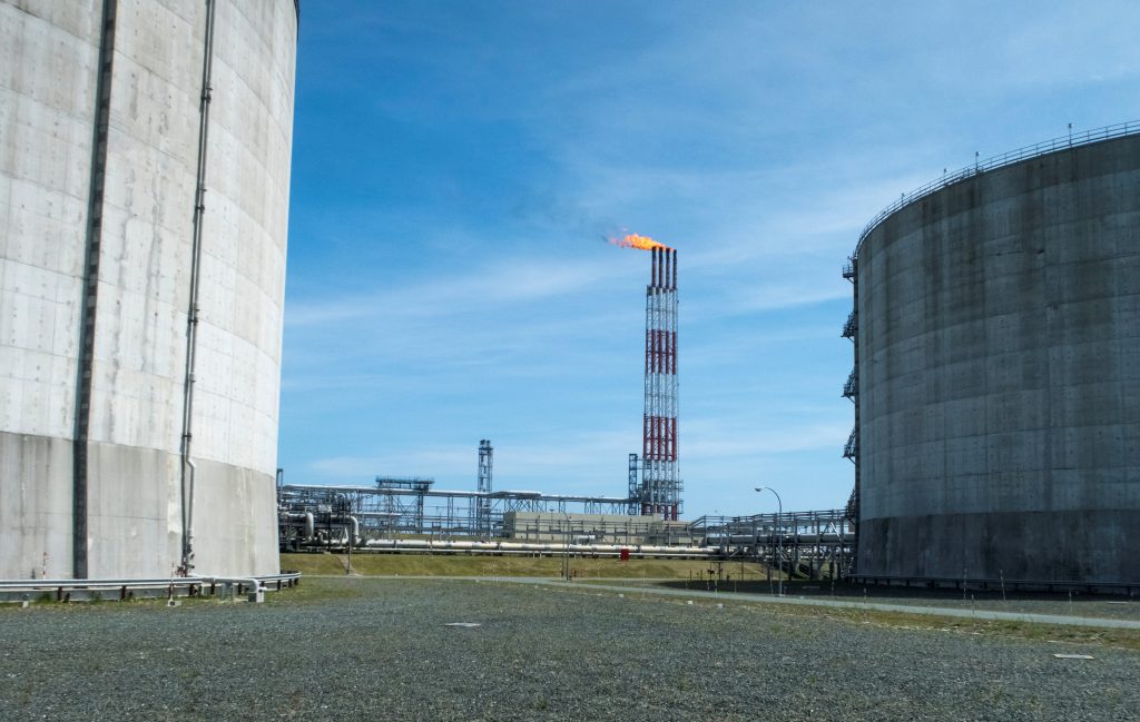 A general view of the liquefied natural gas plant operated by Sakhalin Energy at Prigorodnoye on the Pacific island of Sakhalin, Russia July. 15, 2021. (File photo/Reuters)