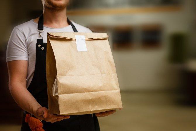 Popular food delivery apps in Saudi Arabia include Mrsool, Lugmety and Talabat. (Shutterstock)