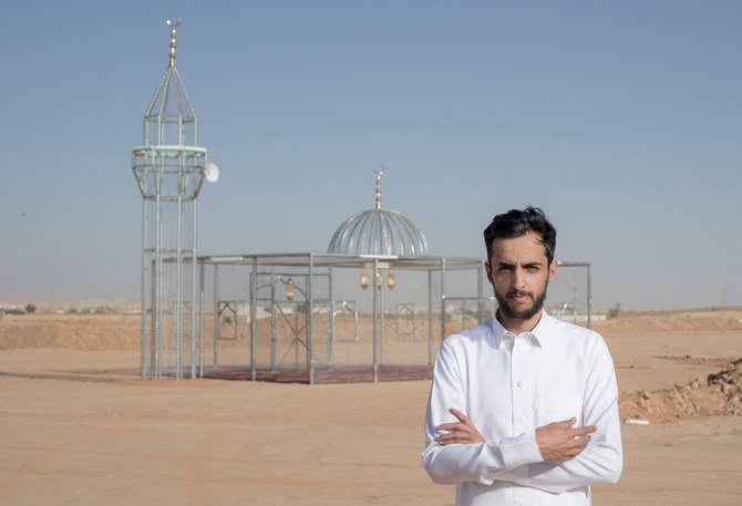 Gharem, who was recognized for his architectural installation “Paradise Has Many Gates,” was awarded the £25,000 ($34,580) Art Jameel prize. (Supplied)
