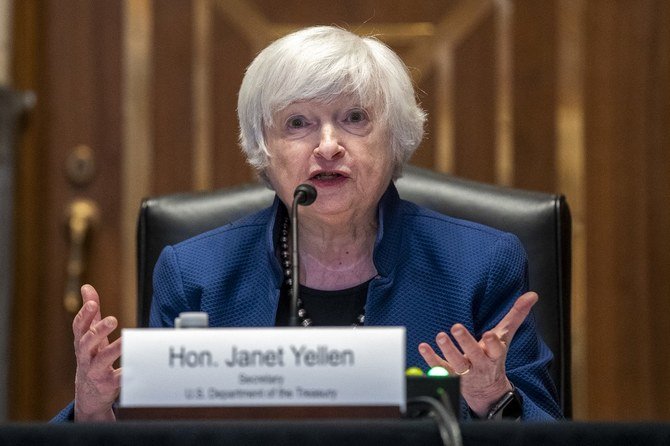 US Secretary of Treasury Janet Yellen. (File/AFP)